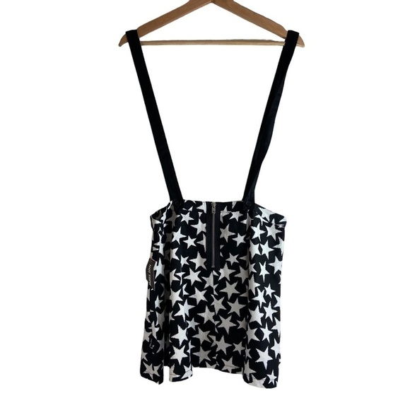 Tripp NYC Daang Goodman Black & White Star Suspender Skirt NWT - Picture 4 of 7
